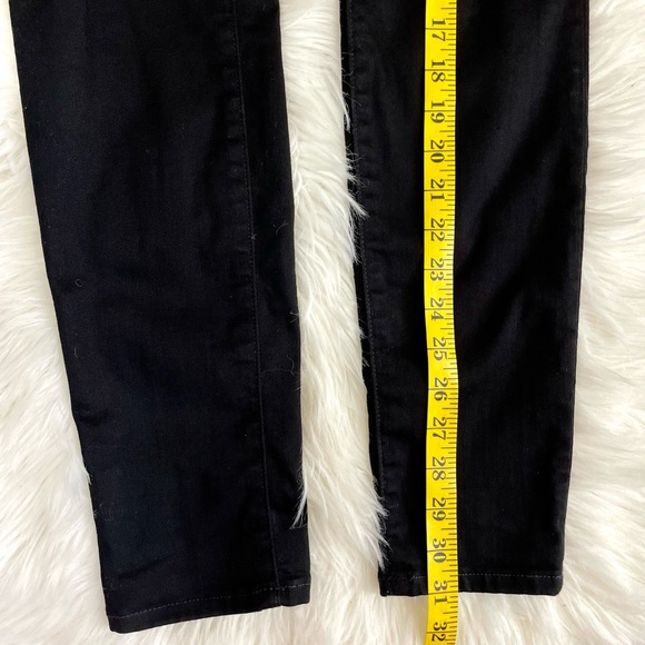 J. Crew 10” Highest-Rise Toothpick Jeans in True Black, Worn once, EUC - Picture 12 of 14